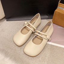 ANYU 스트랩 플랫 펌프스 여성 구두