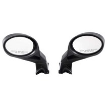 Polaris Snowmobile PRO-RIDE Hood Mount Mirrors - 블랙, 상세내용표시
