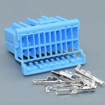 Worldgolden 20 핀 자동차 CD 플레이어 전원 스피커 소켓 오디오 커넥터 혼다 호환 뷰익 MX5-A-20P-C, 01 1set female