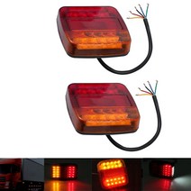 테일램프 후미등 데루등 캠핑카 카라반 2pcs 12v 트럭 캐러밴 26 led 미등
