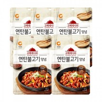 청정원 고메레시피 연탄불고기 양념, 140g, 5개