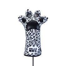 Hauni 골프 클럽 헤드 커버 봉제 동물 발바닥 골프 헤드 커버 골프 우드 커버 다이버 페어웨이 우즈 하이브리드(UT) 번호 태그 3 5 7 X 골프 아이언 커버