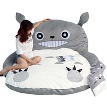 대박 이웃집 토토로타타미침대 캐릭터침낭 대형인형 바닥침대 보들보들 인형 싱글침대 이동형매트리스 토토르침대 토토로침대, 그레이