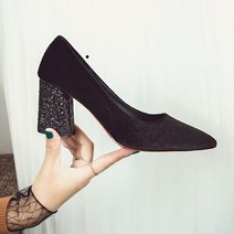 335 하이힐 킬힐 펌프스 여성 정장 구두 키튼힐 통굽