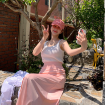 얀새 와플 나시 T-Shirts