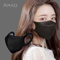 새부리형 마스크 귀편한 날개형 소프트 귀끈 컬러 숨쉬기 편한 일회용 새부리 마스크, 중형 블랙 40매