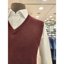 NC 불광점 레노마 #겨울 24년 신상#워셔블 기본 V넥 니트 VEST ROFSW1-901-BK WN