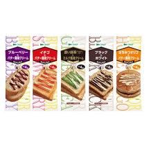[이라운드몰][3개묶음]베르디 간편 토스트잼 4개입 (5종류), 블루베리버터
