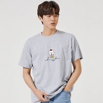 키밍 12간지 닭띠 치킨 그래픽 캐쥬얼 반팔티