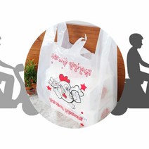 키밍 / 무 콜라도 담아 배달용으로 사용하는 치킨봉투 1000