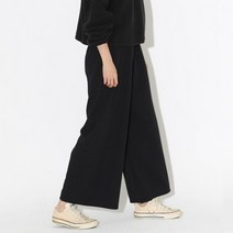 배기바지 여자바지 면 루즈핏 밴딩바지 캐쥬얼