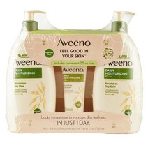 Aveeno Daily Moisturizing Lotion 아비노 데일리 모이스처라이징 로션 건성 피부용 532ml 2팩+71g