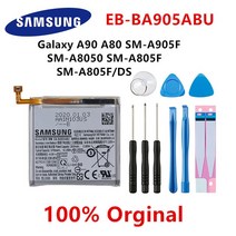 삼성 휴대폰 배터리 삼성 휴대폰 배터리삼성 갤럭시 S10 S20 + 울트라 A90 A80 A71 A60 A51 A31 A20e 10/10, 05 EB-BA905ABU A90 A80
