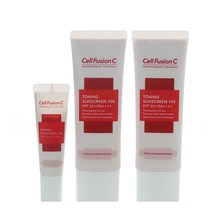 셀퓨전씨 토닝 썬스크린 100 SPF50+ PA++++ 45ml + 45ml + 10ml 세트, 5세트