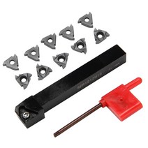 1Pc Ser1212h16 Cnc Boring Bar Holder 16Er Ag60 Turning Inserts With Wrench For Lathe Tool Set, 01 Black
