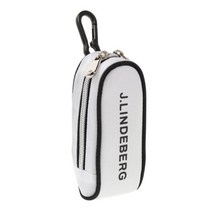 J.린드버그 남성 여성 티꽂이 3볼 파우치 골프 가방 백 083-96303-004, 화이트