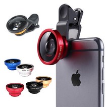 스마트폰 광각렌즈 슈퍼 와이드 0.4X 셀카렌즈, 블랙, 1개