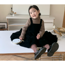 아짱) 키즈여아 골지목폴라원피스 (티+원피스세트 키즈여아원피스신상)