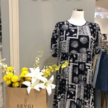 세브지 NC10 페이즐리원피스 wo605