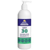 Rocky 마운틴 Sunscreen SPF 30 로션 | 암초 친화적(옥티녹산염 및 옥시벤존 프리) 방수 광범위한 스펙트럼 UVA/UVB 보호 기름지지 않음 무향 비건 글루텐 프리