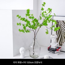 마취목 화병 배꼽 투명 유리 화병 목걸이 종진녹식 나뭇가지 거실 인테리어 식물 공장, ￥大号￥+瓶1CM 라지 병+1개 120CM 울트라 모조