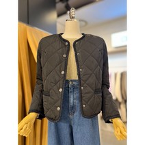 ab.fz 트위드 퀄팅 배색 점퍼 ABXX1QU01 US