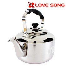 러브송 하모니카 휘슬삐삐 스텐주전자, 5L, 1개