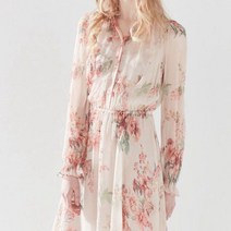 C.ONLIE SHOP무료배송 청순 여배우 플라워 쉬폰 하늘하늘 숏/롱 원피스 하객룩 하객원피스