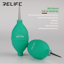 렌즈먼지제거 손풍기 클리너 에어브로워 손펌프 RELIFE 2 In 1 전화 수리 먼지 청소기 공기 송풍기 볼 펜 P, 02 Blue