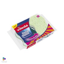 친환경수세미 Vileda 밝은 컴포트 수세미 골판지 4 개