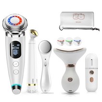 가정용 고주파 리프팅 마사지기 홈케어 초음파 EMS 피부 탄력 재생 장치 눈 기계 얼굴 목 슬림 마사지 주름 제거, [04] as show