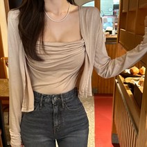 떳다그녀 메빈 나시 가디건 세트