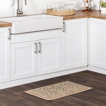 NuLOOM 색이 바랜 꽃무늬 주방 또는 세탁 컴포트 매트 5.1x7.6cm(2x 거실패드 1264340