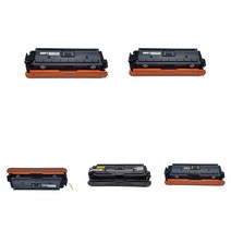SMU사 재생토너 HP Color Laserjet Enterprise M553DN 5색(검정 2개 컬러 3개) 1세트 CF360A/CF361A/CF362A/CF363A, 1개, 4색