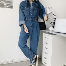 드레스날다 날씨 좋은날 데님 점프수트(mpt1301)