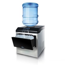 25KG 상업용 제빙기 영어 패널 가정용 스 큐브 제조기 차 우유 샵 자동 물 흡입구, [03] EU, 03 EU