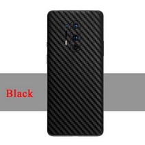 호신봉 봉 삼다농 호신용품 패션 후면 커버 데칼 스킨 3D 탄소 섬유 보호 스티커 필름 OnePlus 8T 8 7T Pro 5G 6T 6 용, 원플러스 6용, 검은색