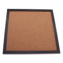 GHSHOP 사진 벽 Diy 메시지 보드에 대 한 2x1pcs 광장 코르크 시트 Seladhesive, 나무, 설명