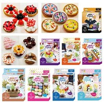 mh_음식만들기 장식 소품 재료 세트 데코 DIY 12종(택1)미니어처 미니어쳐, 06.하비 마카롱선물상자