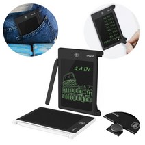 LCD 전자노트 4.4인치 스케치 메모 전자칠판 드로잉패드 필기연습장, 화이트