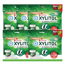 롯데제과 자일리톨 알파 껌 리필, 100g, 5개