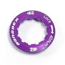 자전거프리휠 자전거 알루미늄 합금 플라이휠 커버 MTB 산악 도로 카세트 Freewheel Lockring 분리형 재사용 가능한 사이클링 부품, Purple, CHINA