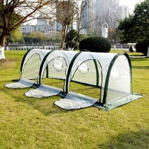 비닐하우스 자재 난방 옥상 미니 온실 만들기 베란다 간이 텃밭 보온 덮개 소형 식물 재배, 투명한 길이 3미터 폭 1미터 높이 1미터
