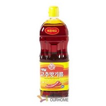 고추맛기름 오뚜기 1.5ℓ, 단품, 단품