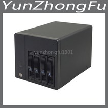 NAS 구축 nas2022 새로운 핫 스왑 NAS 스토리지 서버 섀시 IPFS Miner 4 드라이브 베이 6GB sata 백플레인, 01 Empty Case