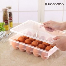 투명 계란 케이스 20구 달걀 에그 보관 정리함 트레이, 투명 계란케이스 20구