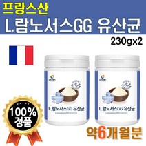 RGG유산균 엘지지 알지지 6개월분 230gx2통 람노스 3세대 락토바실루스 람노서스GG 5살 6살유산균 엄마 락토바실러스균 l.람노서스gg 분말시 서지오 식약청 수입확인 인증