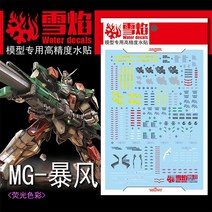 설염데칼 (MG81) MG 시드 버스터 건담 UV 형광 습식 데칼