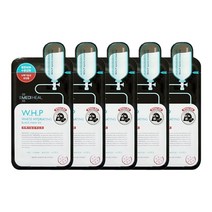 메디힐 WHP 미백수분 블랙 마스크팩 EX, 1매입, 5개