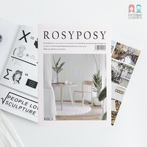 리리월드 감성 다이어리 인스 잡지 스타일 다꾸 스티커북, ROSYPOSY 매거진 스티커북